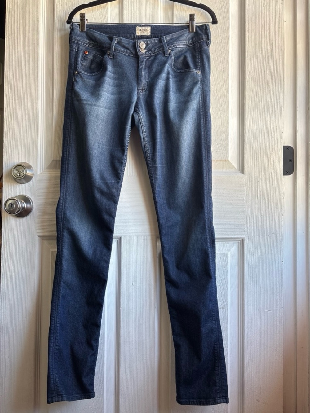VTG Hudson Collin Flap Pocket Skinny Jeans Made in USA 26